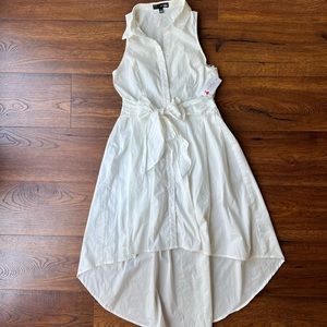 Red Dress Sleeveless, High Low Dress